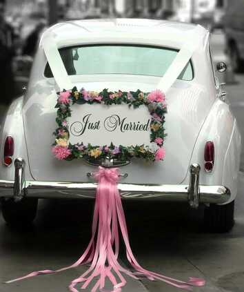 Just Married Car Decoration