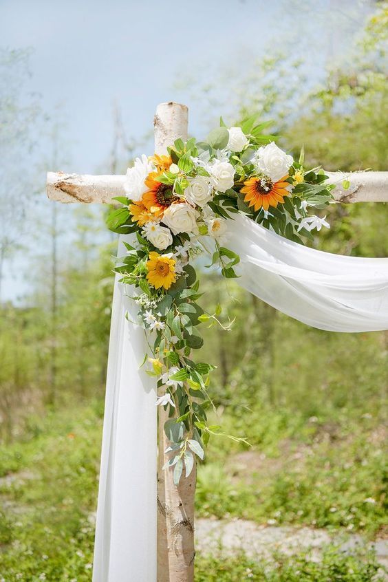 daisy wedding decoration
